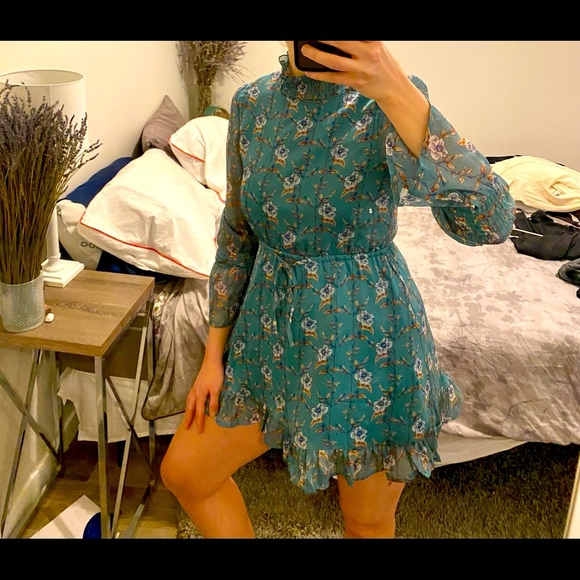 Green Floral Dress/Top - Picture 2 of 2